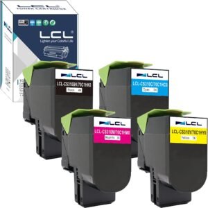 ENCRE LEXMARK 70C1XK0 CS310DN CS410DN CS310N CS310 CS510DE CS410N CS410DTN CS510DTE CYAN MAGENTA YELLOW BLACK