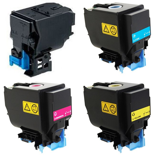 ENCRE KONICA BIZHUB TNP-48 C3350 C3850 CYAN MAGENTA YELLOW BLACK