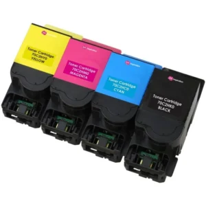 ENCRE LEXMARK 70C1XK0 CS310DN CS410DN CS310N CS310 CS510DE CS410N CS410DTN CS510DTE CYAN MAGENTA YELLOW BLACK