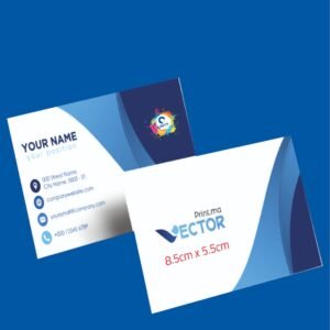 CARTE DE VISITE AVEC PELLICULAGE RECTO SIMPLE / RECTO VERSO 100PCS